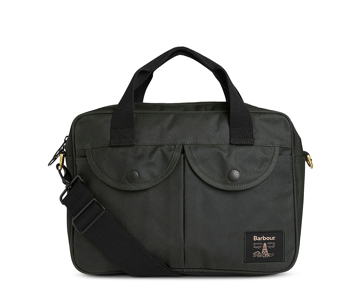 Barbour Field Wax Laptop Crossbody