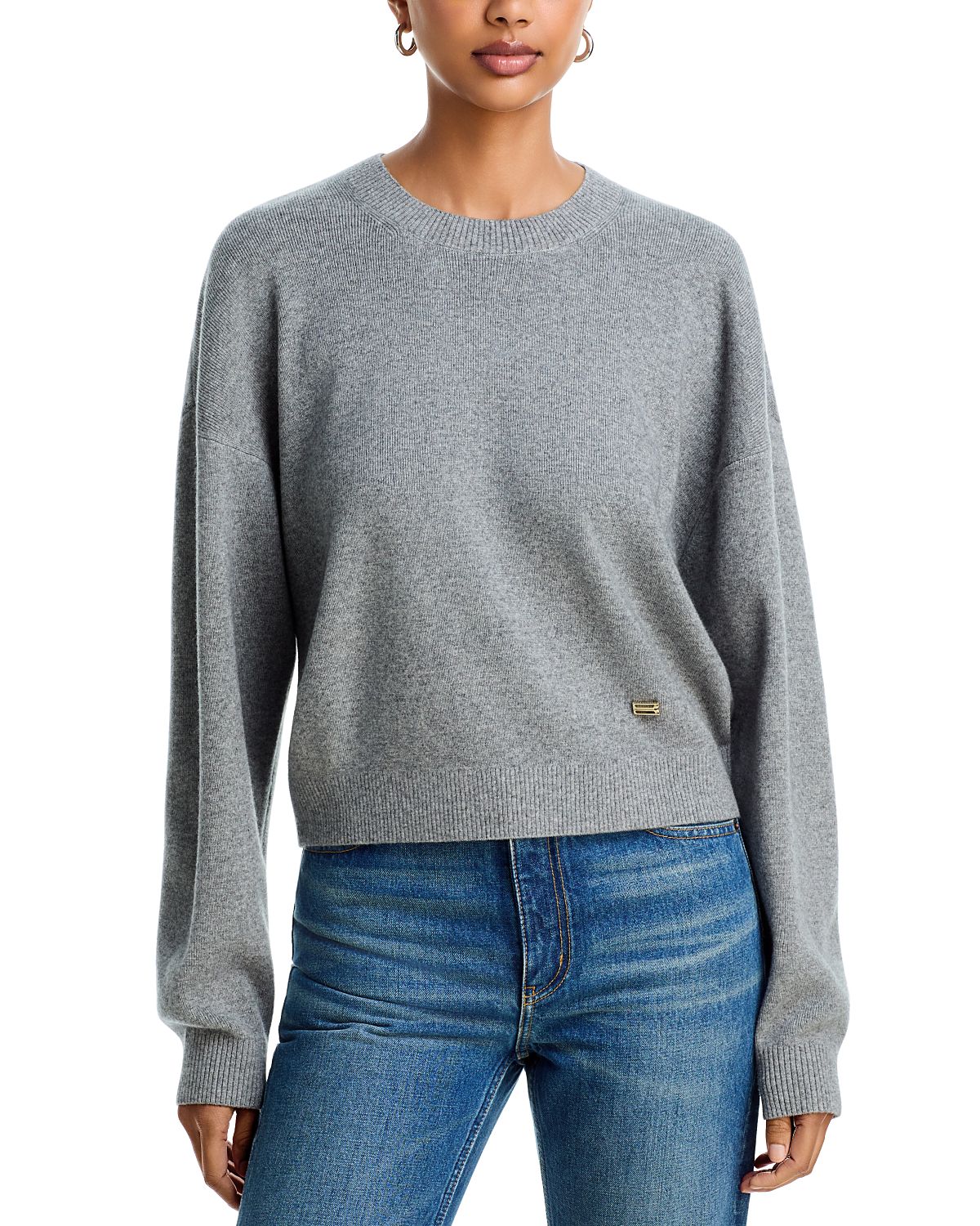 Victoria Beckham Wool Blend Crewneck Sweater