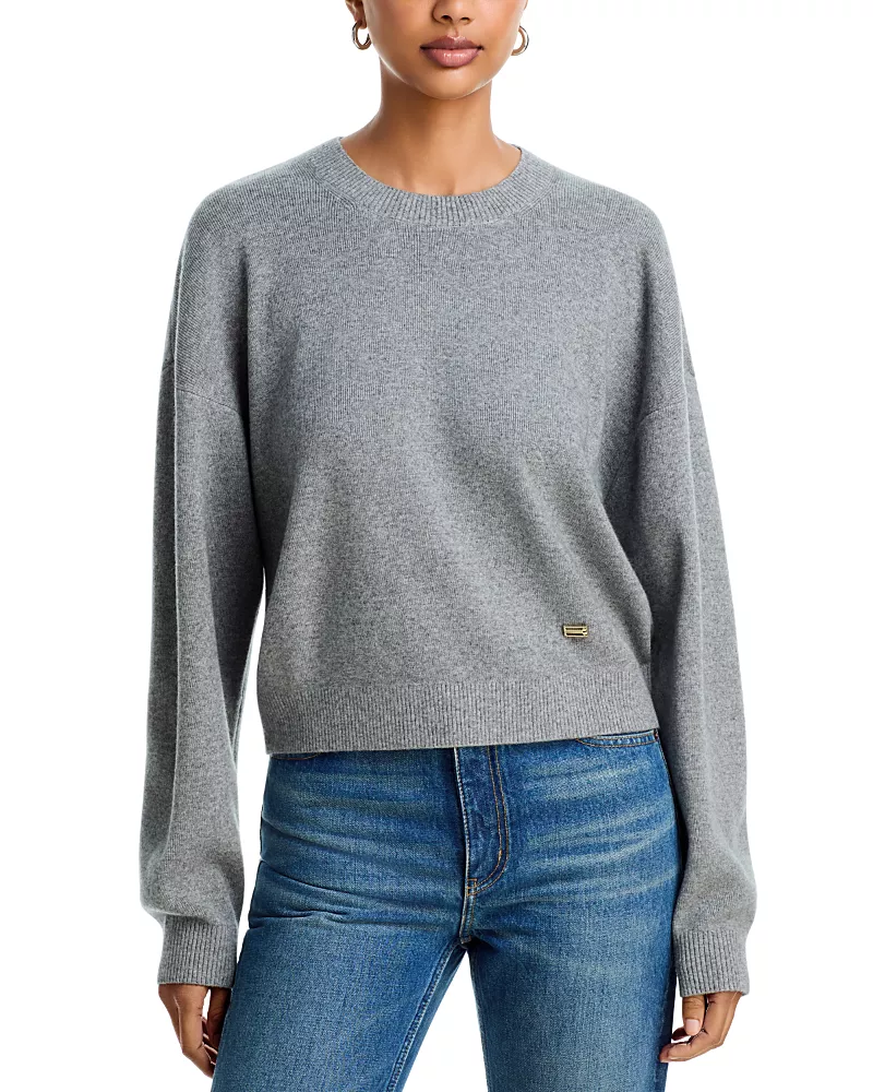 Victoria Beckham Wool Blend Crewneck Sweater