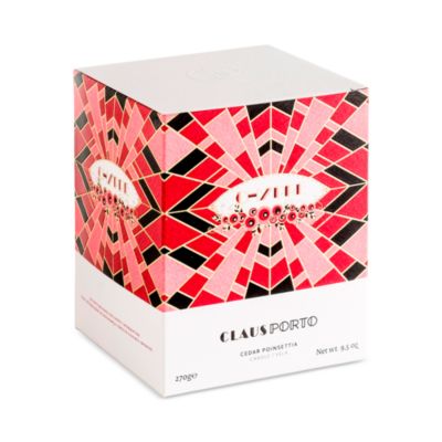 Chypre Cedar Poinsettia Candle 9.5 oz.