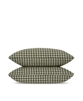 Heritage Gingham Linen Pillowcase Pair