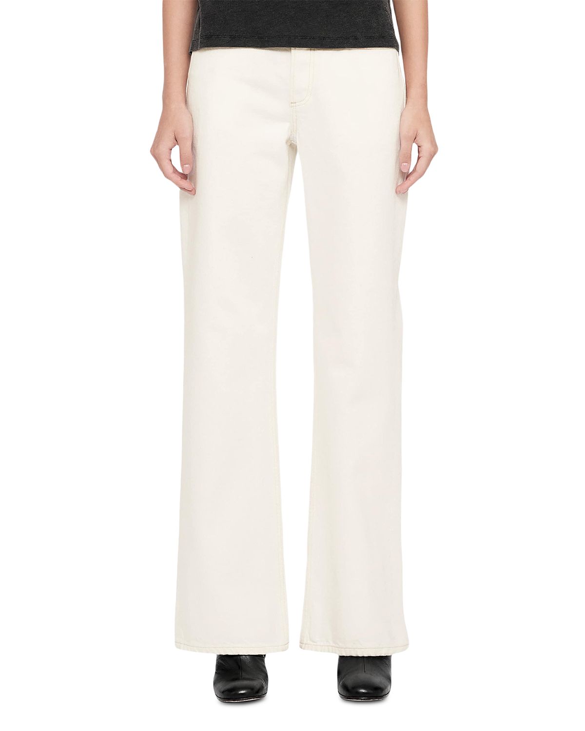 Allsaints Lou Cotton High Rise Relaxed Pants