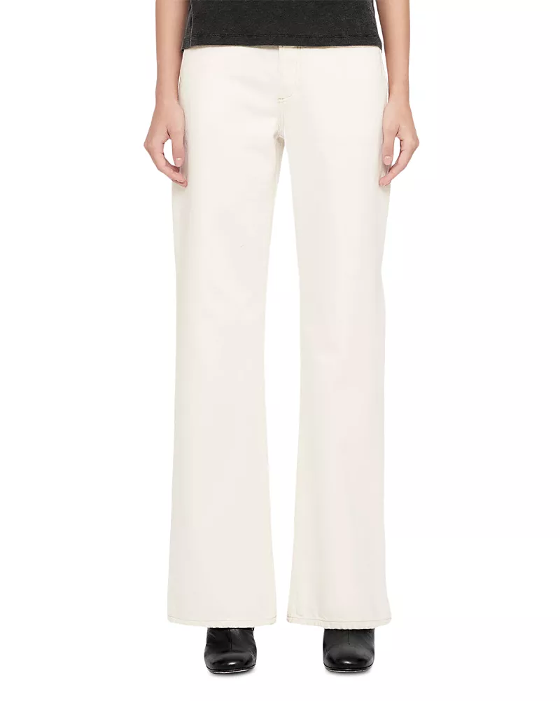 Allsaints Lou Cotton High Rise Relaxed Pants