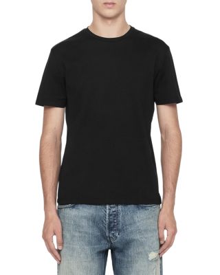 Harris Cotton Jet Black Crewneck T-Shirt