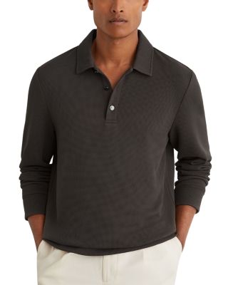 Alba Micro Waffle Knit Polo Shirt