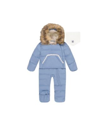 Boys' Snug Fleece Neckwarmer One Piece Snowsuit - Little Kid