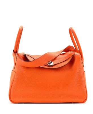 Lindy 34 Clemence Leather Shoulder Bag
