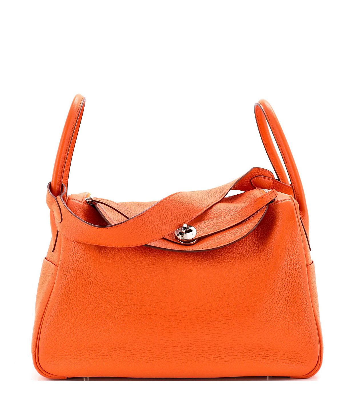 Pre-Owned HERMES Lindy 34 Clemence Leather Shoulder Bag