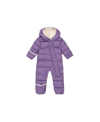 Unisex Cloud Car Seat Fleece-Lined One Piece Snowsuit - Baby