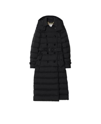 Long Nylon Audley Puffer Coat