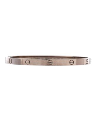  Medium Love Bracelet 18K White Gold