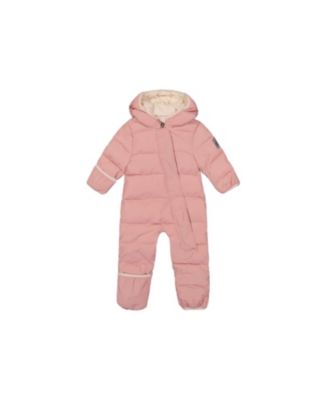 Girls' Cloud Car Seat Fleece-Lined One Piece Snowsuit - Baby