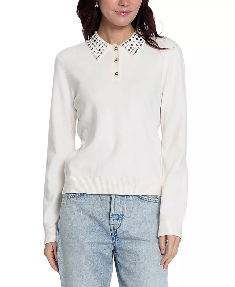 Central Park West Women's Felix Studded Polo