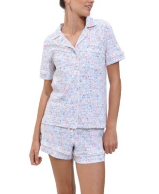  Women's Cape Cod Button Front Short Pajama Set