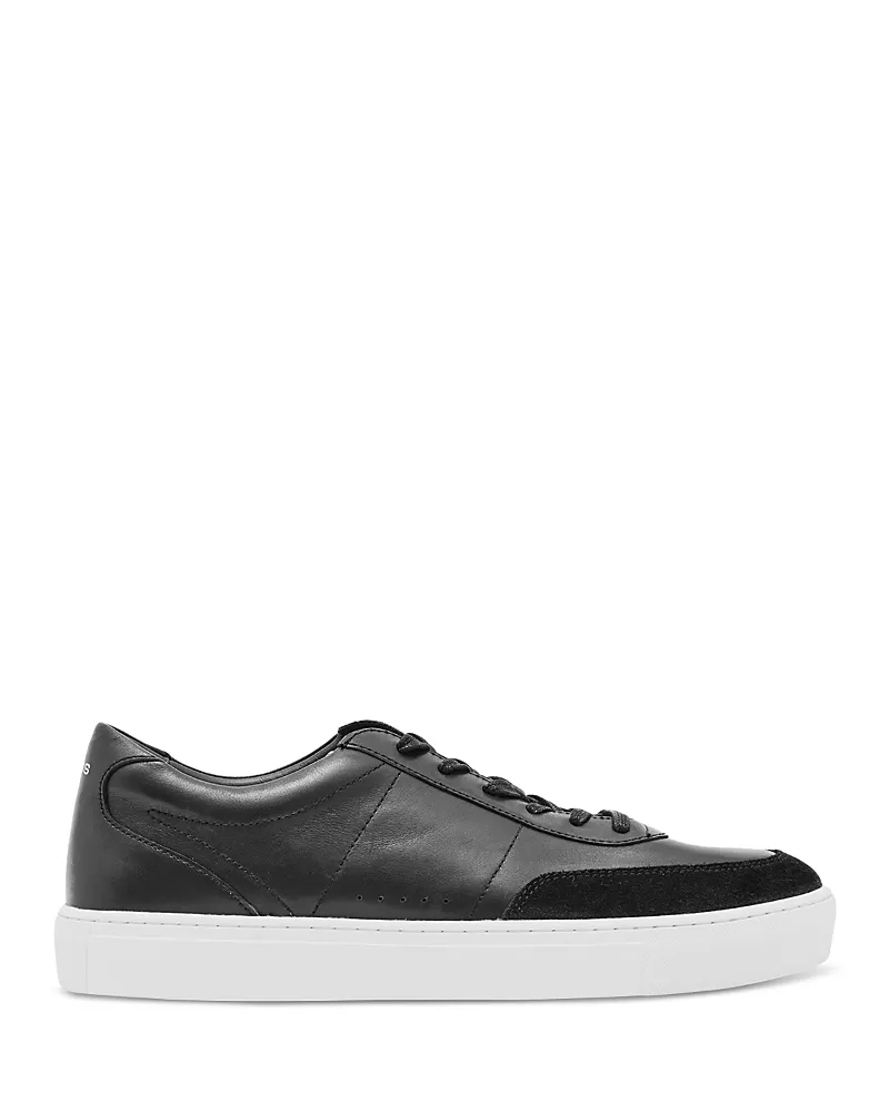 Reiss Men's Finton Leather Low Top Sneakers