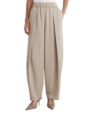 Petite Dia Jacquard Tapered Pants
