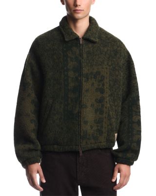 Wool Blend Blouson Jacket