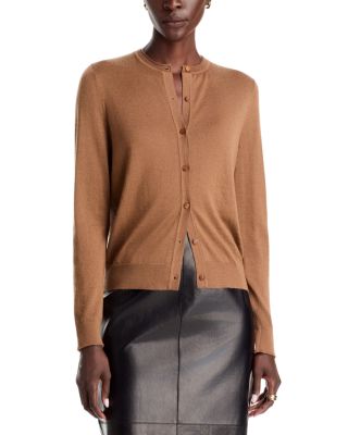 Crewneck Cashmere Cardigan