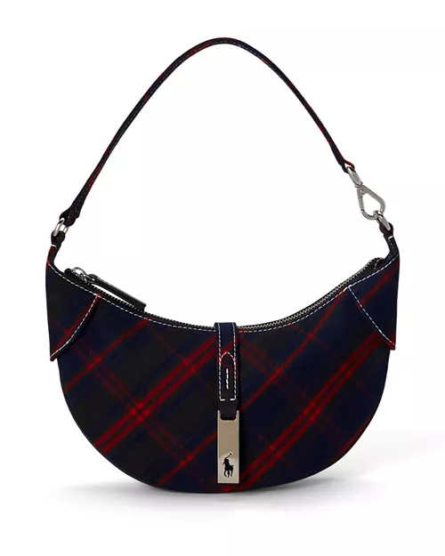 Polo ID Plaid Twill Mini Shoulder Bag