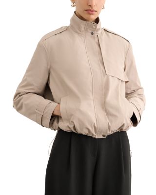 Alyssa Trench Bomber Jacket