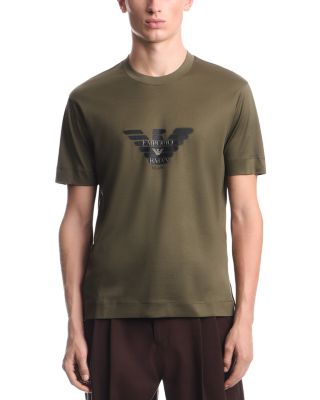 Milano Eagle Logo Graphic Crewneck T-Shirt