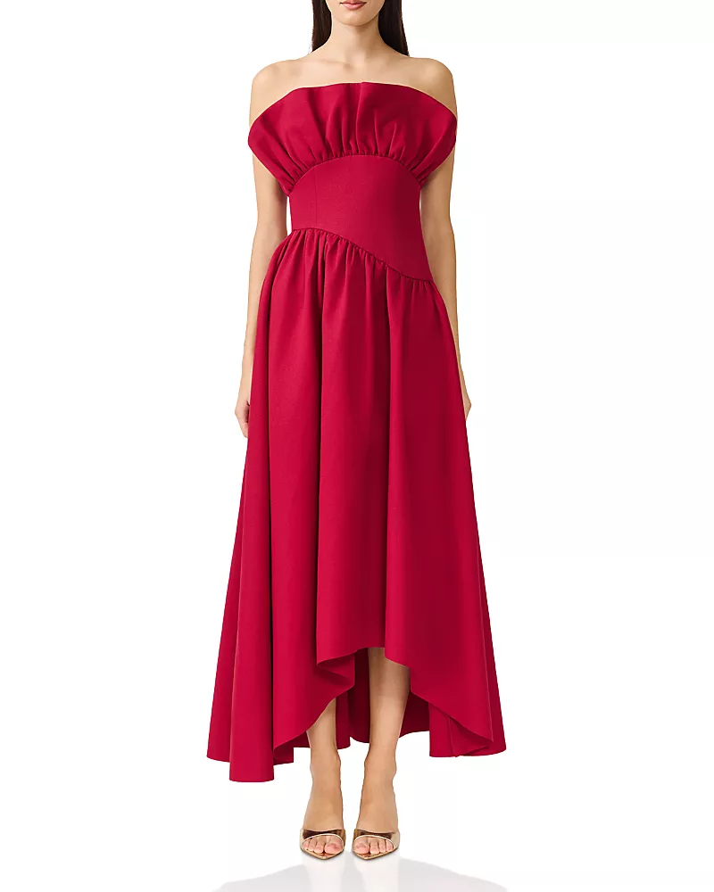 Elliatt Laurel Ruffle Trim Maxi Dress