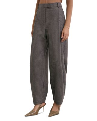Phae Pinstripe Barrel Pants