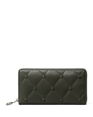 Bunny Knot Leather Continental Wallet