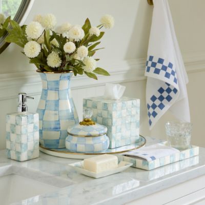 Sky Check Bath Collection