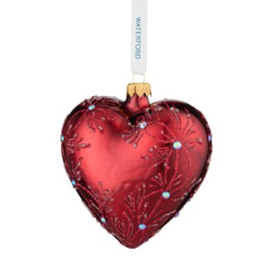 Holiday Heirlooms Red Heart Ornament