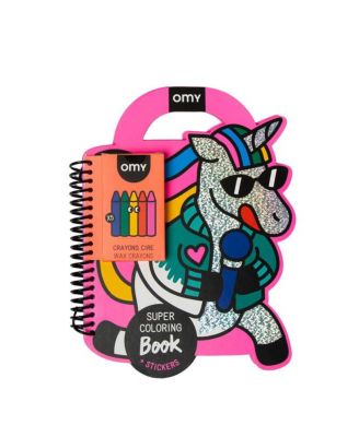 Super Coloring & Sticker Book Unicorn - Ages 3 - 6