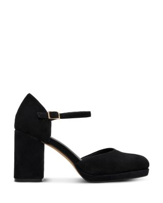 Women's Suede Platform Pumps