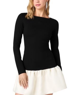 Cleo Ponte Combo Mini Dress