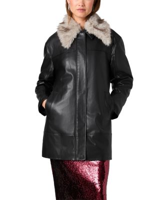 Dessa Faux Leather Coat