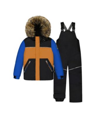  Boys' Discover Colorblock Jacket Snow Pants Two Piece Snowsuit - Little Kid, Big Kid