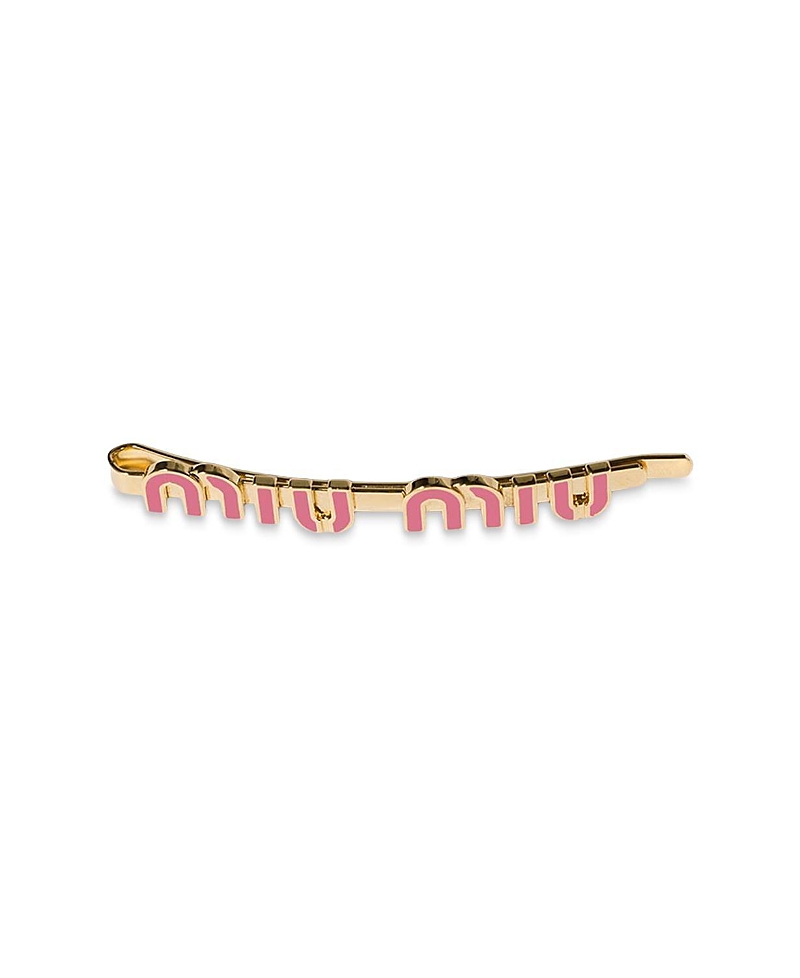 Miu Miu Enameled Metal Hair Clip