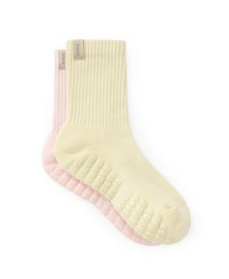  Sorbet Duo Grip Socks, Pack of 2