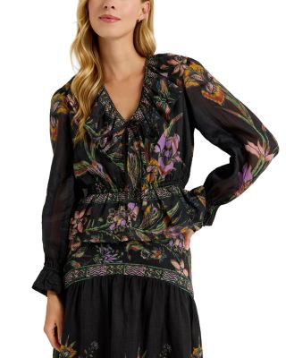 Blythe Ruffled Peplum Hem Top
