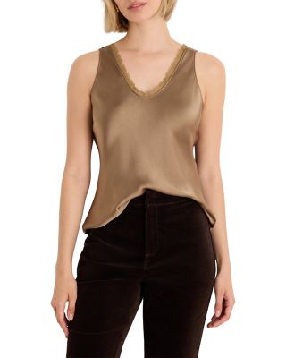 Day Gloss Lace Trim Tank