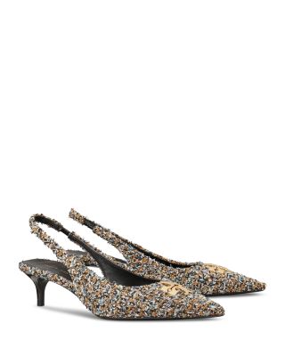 Women's Charlie 45 Tweed Slingback Pumps