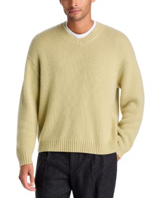 Cashmere Chunky V Neck Sweater