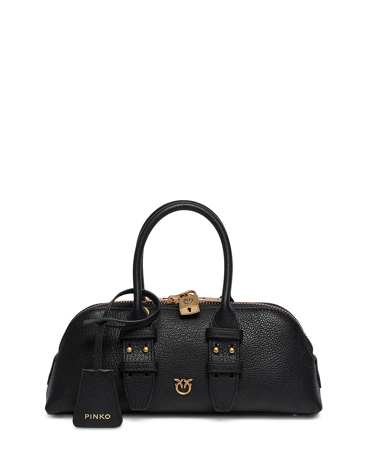 Pinko Leather Bowling Bag