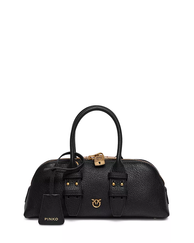 Pinko Leather Bowling Bag