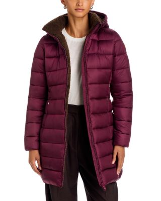 Save The Duck Clelia Faux Fur Trim Hooded Puffer Coat