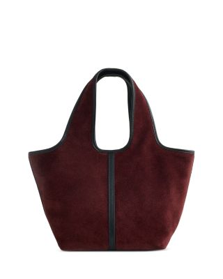 The Ellis Suede & Leather Small Shopper Tote