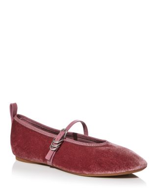 Women's Spire Velvet Mary Jane Flats