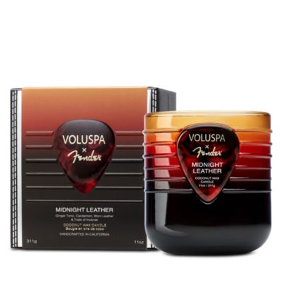 Midnight Leather Boxed Candle 11 oz.