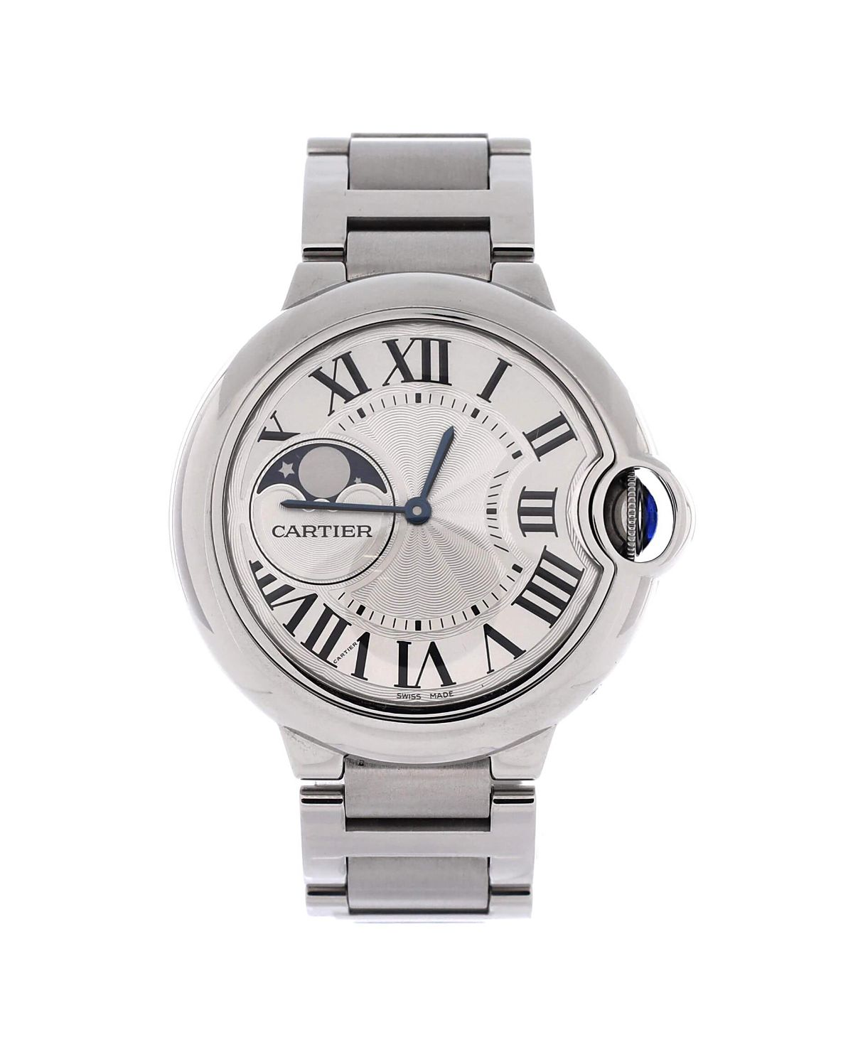 Pre-Owned Cartier Ballon Bleu de Cartier Moonphase Automatic Watch