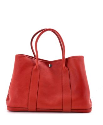 36 Garden Party Tote Leather