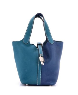 PM Picotin Lock Bag Bicolor Clemence
